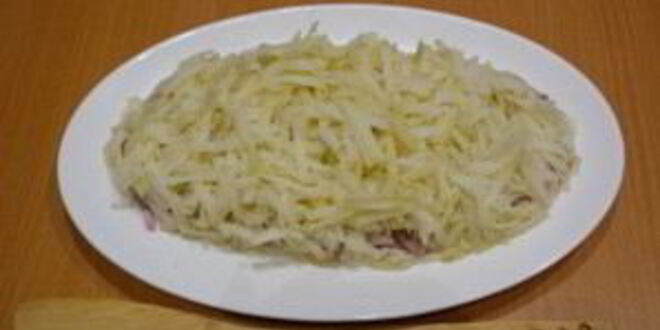 Рецепт селедки под шубой без яблок и яиц