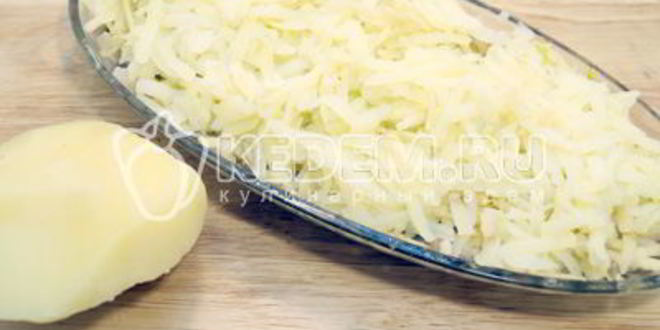 Рецепт селедки под шубой с яблоком