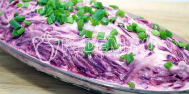 Рецепт селедки под шубой с яблоком