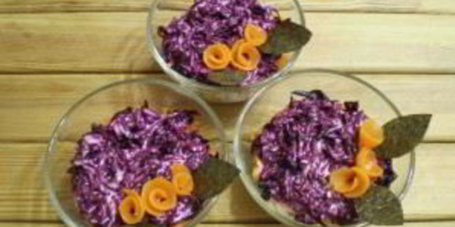 Рецепт вегетарианской селедки под шубой с нори