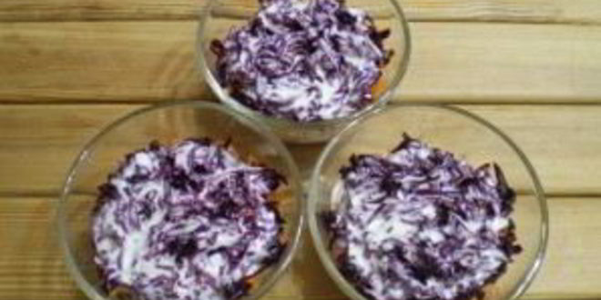 Рецепт вегетарианской селедки под шубой с нори