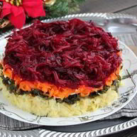 Рецепт Вегетарианской селедки под шубой