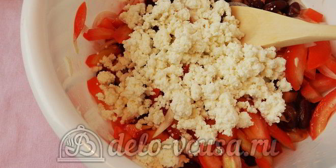 Рецепт салата с фасолью и помидорами барселона