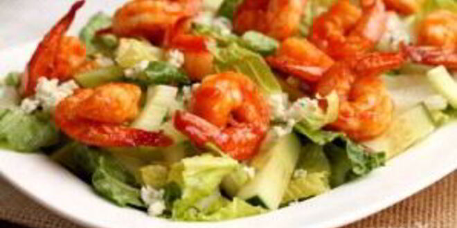 Рецепт салата с креветками