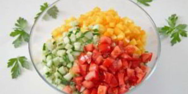 Рецепт салата с курицей и макаронами