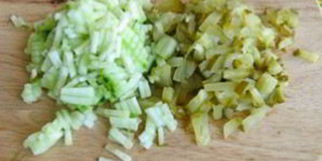 Рецепт салата с ветчиной и рисом