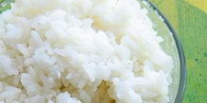 Рецепт салата с ветчиной и рисом