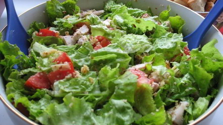 Рецепт салата орехового цезарь