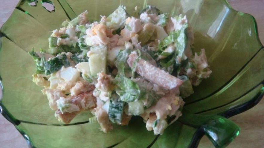 Рецепт салата цезарь fusion