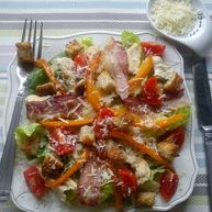 Рецепт Салата Цезарь с индейкой