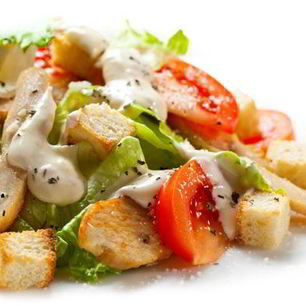 Рецепт Салата Цезарь с креветками