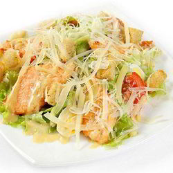 Рецепт Салата Цезарь с лососем