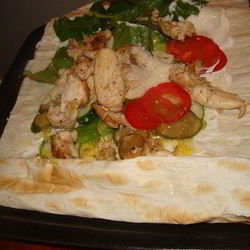 Рецепт Салата Цезарь в лаваше