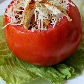 Рецепт Салата Цезарь в томате