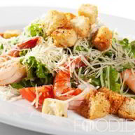 Рецепт Цезаря с креветками