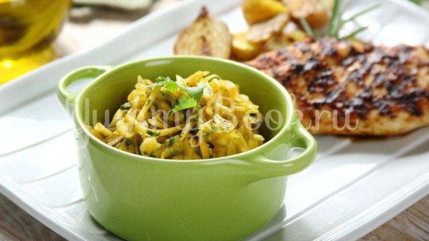 Рецепт свежего салата из тыквы