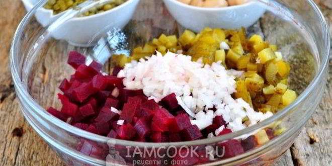 Рецепт диетического винегрета