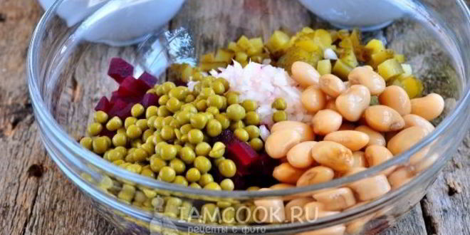 Рецепт диетического винегрета