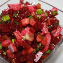 Ленивый винегрет с селедкой