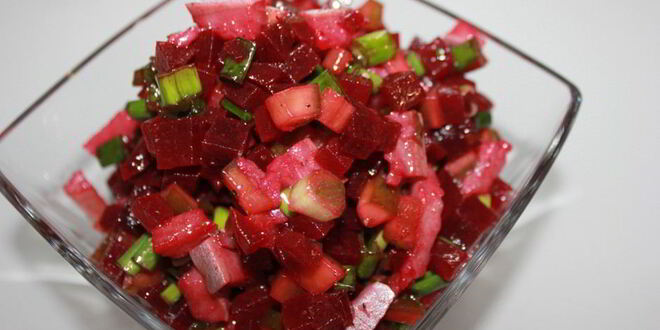 Рецепт ленивого винегрета с селедкой