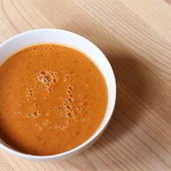 Рецепт Пряного средиземноморского винегрета с морковным соком