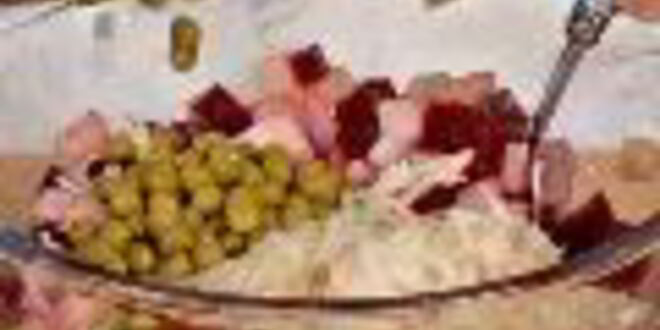 Рецепт салата винегрет с квашеной капустой