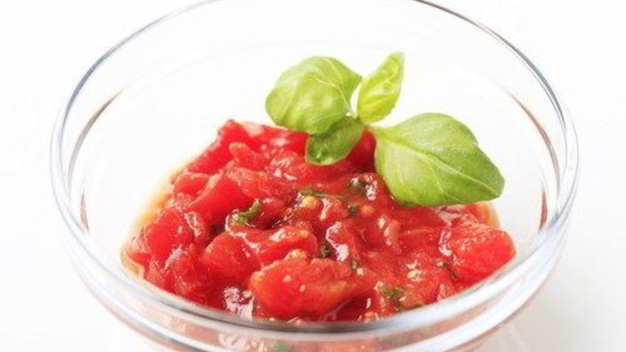 Рецепт свежего томатного винегрета