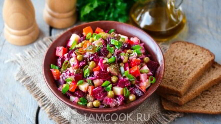 Рецепт винегрета классического с горошком