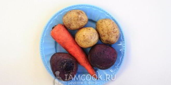 Рецепт винегрета классического с горошком