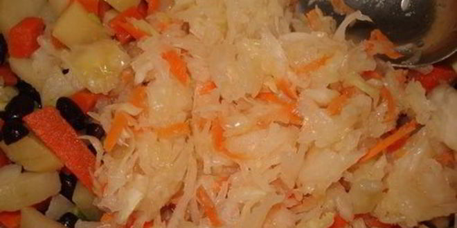 Рецепт винегрета с черной фасолью