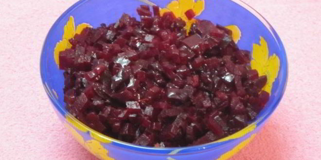 Рецепт винегрета с фасолью