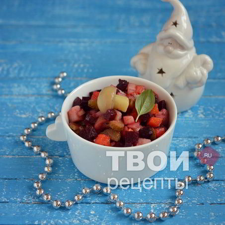 Рецепт Винегрета с грибами