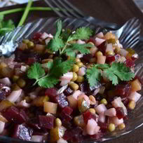 Рецепт Винегрета с кальмарами