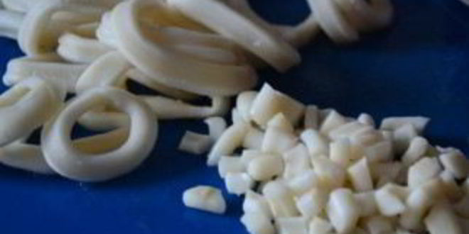 Рецепт винегрета с кальмарами