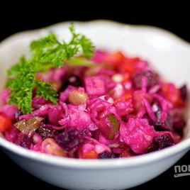 Рецепт Винегрета с капустой