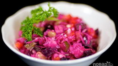 Рецепт Винегрета с капустой