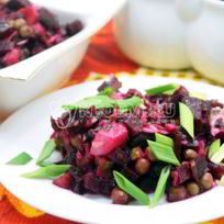 Винегрет с морской капустой