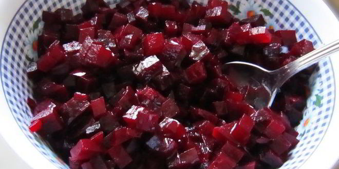 Рецепт винегрета со слабосоленым лососем