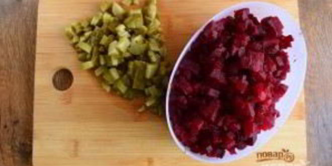 Рецепт винегрета в лаваше