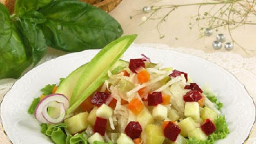 Рецепт винегрета зимнего