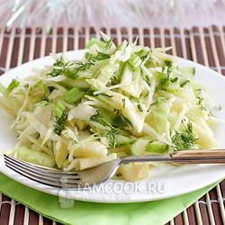 Рецепт Зеленого салата Щетка