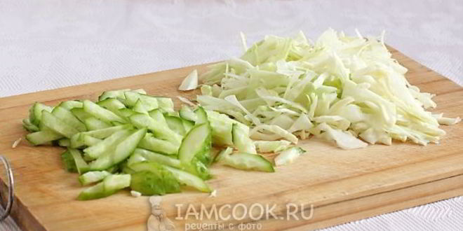 Рецепт зеленого салата щетка