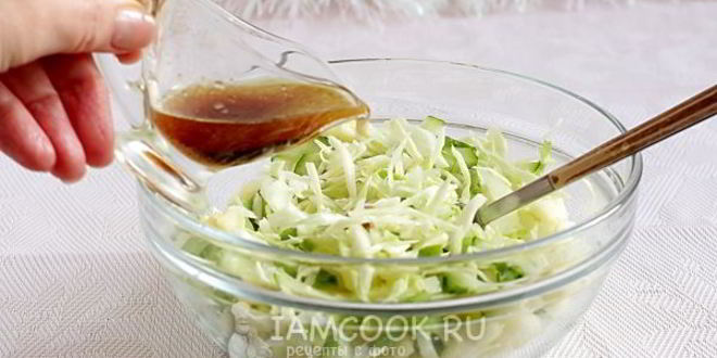 Рецепт зеленого салата щетка