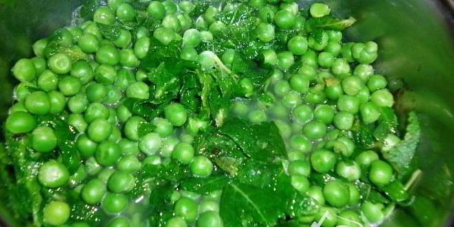 Рецепт горошково-мятного соус