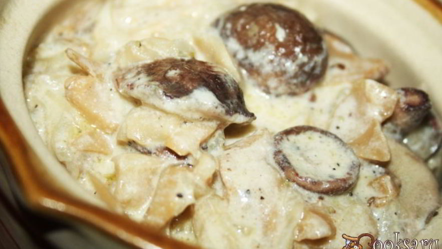 Рецепт грибного соуса к картошечке