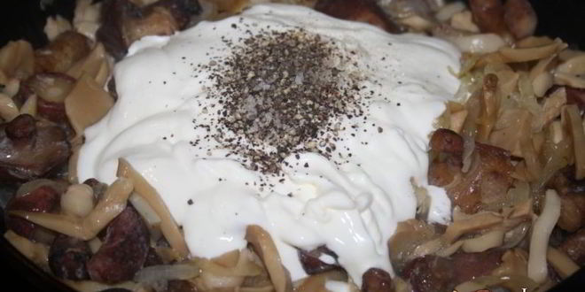 Рецепт грибного соуса к картошечке