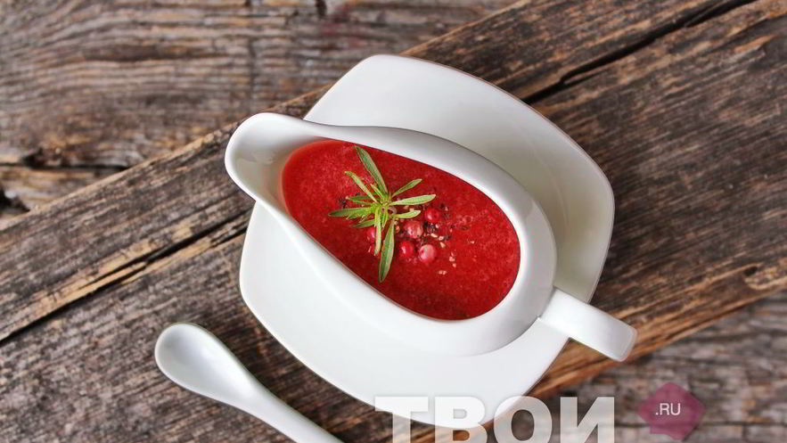 Рецепт клубничного соуса