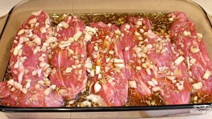 Рецепт маринада для отбивных из говядины