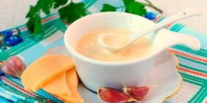 Рецепт молочно-чесночного соус