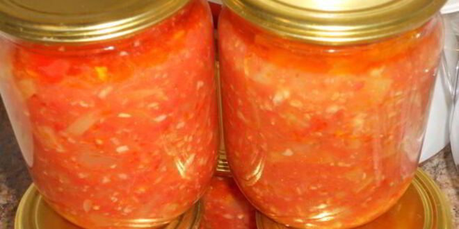 Рецепт салата-соуса с кабачками